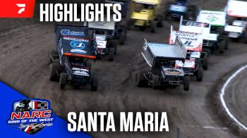 Highlights | NARC 410 Sprints at Santa Maria Speedway