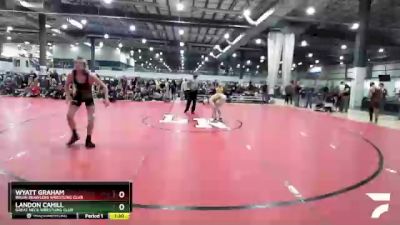 120 lbs Semifinal - Wyatt Graham, Bruin Brawlers Wrestling Club vs Landon Cahill, Great Neck Wrestling Club