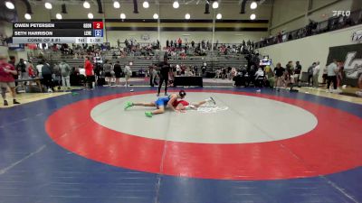 120 lbs Consi Of 8 #1 - Owen Petersen, Georgia vs Seth Harrison, Level Up Wrestling Center