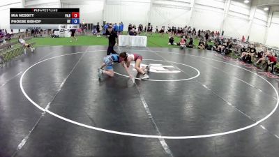 100 lbs Mia Nesbitt, Pennsylvania Red vs Phoebe Bishop, New York