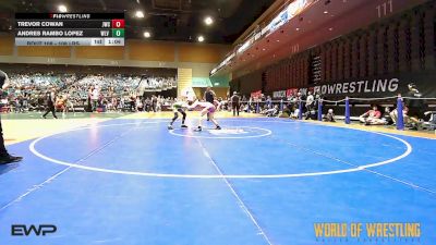 108 lbs Final - Trevor Cowan, JWC vs Andres Rambo Lopez, WLV JR WRESTLING