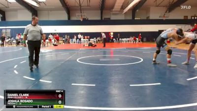 184 lbs Finals (2 Team) - Joshua Rosado, Messiah 2 vs Daniel Clark, Penn College 2