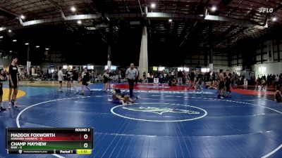 45 lbs Round 3 (6 Team) - Champ Mayhew, RAW vs Maddox Foxworth, HANOVER HAWKEYE