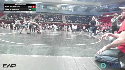 110 lbs 3rd Place - Haylin Higgins, Pawnee Wrestling Club vs M'Kai Brown, Pittbull Wrestling