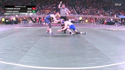 D1-132 lbs Cons. Round 1 - Caden Azzato, White Lake Lakeland vs Connor Wilson, Fraser