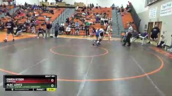 144 lbs 7th Place Match - Alec Lentz, St. Mary Central Catholic (Sandusky) vs Owen Kyser, Vermilion