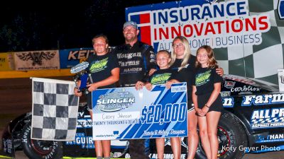 Casey Johnson Reacts After Winning A Wild Slinger Nationals