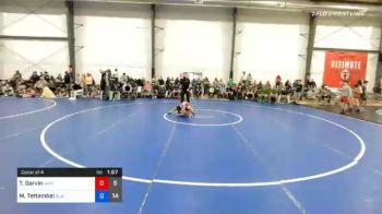 43 kg Consolation - Tyler Garvin, Va Team Predator (NAT) vs Mason Tettambel, Blairstown Wrestling Club