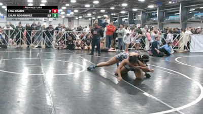 145 lbs Round 2 (10:30am Friday) - Leia Adams, Cali Pink vs Lylah Rodriguez, NEWHALE