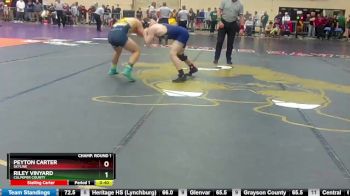 3 - 157 lbs Cons. Round 3 - Riley Vinyard, Culpeper County vs Peyton Carter, Skyline