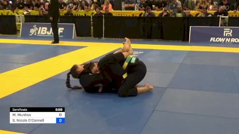 Mayara Munhos vs Sarah Nicole O'Connell 2024 World Masters IBJJF Jiu-Jitsu Championship