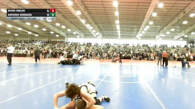 132 lbs Quarterfinal - River Hibler, NJ vs Antonio Guebara, KS