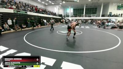 144 lbs Quarterfinal - Onyx Kunsaitis, Thunder Ridge vs Bridger Herring, Rawlins