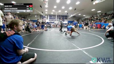 98 lbs Rr Rnd 3 - Baze Fox, Cowboy Wrestling Club vs Noah Goodgion, Chandler Takedown Club