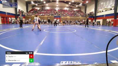 110 lbs Consolation - Sean Taylor, Sallisaw Takedown Club vs Colton Alexander, Bartlesville Wrestling Club