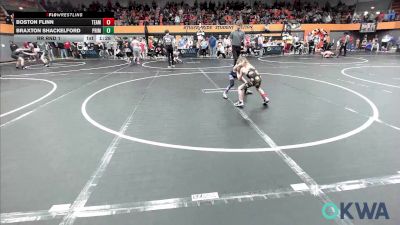 43 lbs Rr Rnd 1 - Boston Flinn, Team Worx Wrestling Club vs Braxton Shackelford, Prime Wrestling