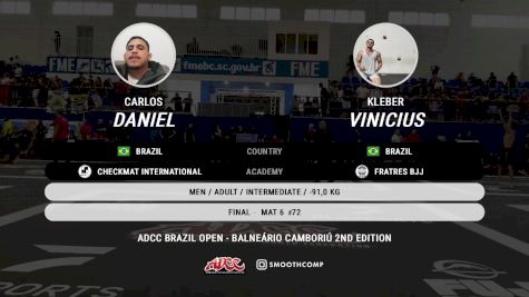 Kleber Vinicius vs Carlos Daniel 2024 ADCC Balneario Open