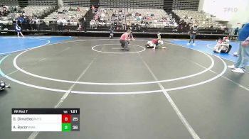 131 lbs Rr Rnd 7 - Gio Dimatteo, M2TC Blue vs Asher Bacon, Roundtree Wrestling Academy Black