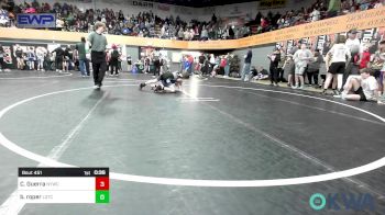 73 lbs 3rd Place - Casin Guerra, Newcastle Youth Wrestling vs Brady Roper, Lone Grove Takedown Club