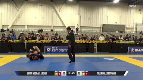 Gavin Michael Logan vs Zion-Onyx Rigor McGuire 2025 World IBJJF Jiu-Jitsu No-Gi Championship