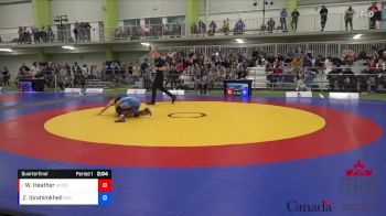 51kg Quarterfinal - Wesley Heather, Woodstock vs Zakir Ibrahimkheil, The ROC