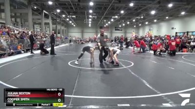 85 lbs Champ. Round 1 - Cooper Smith, Maize vs Julian Sexton, Manhattan