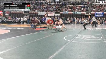 A - 190 lbs Quarterfinal - Hank Hagenbarth, Beaverhead Co. (Dillon) vs Zane Anderson, Lockwood (Billings)