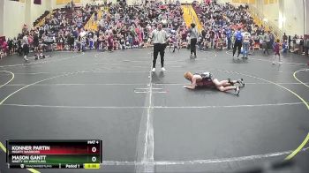 85 lbs Semifinal - Konner Partin, Mighty Warriors vs Mason Gantt, Ninety Six Wrestling