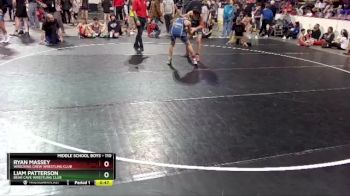 110 lbs Cons. Round 1 - Ryan Massey, Wrecking Crew Wrestling Club vs Liam Patterson, Bear Cave Wrestling Club