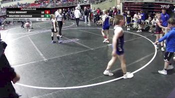 95 lbs Cons. Round 1 - Kole Reinhart, Lakeview vs Brayden Monahan, Louisville Wrestling Club