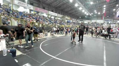 52 lbs Round Of 16 - Malachi Romero, Ridge WC vs Kole Claunch, Sargent Farmers
