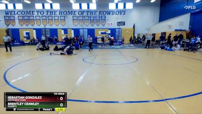 113 Gold Round 4 - Brentley Crawley, Hagerty vs Sebastian Gonzalez, Southwest Miami