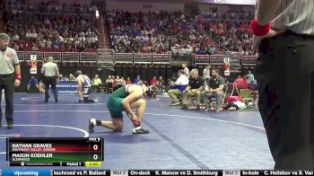 2A-220 lbs Champ. Round 1 - Mason Koehler, Glenwood vs Nathan Graves, Southeast Valley, Gowrie