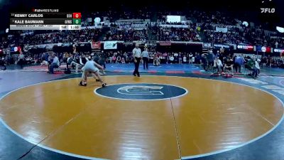 AA - 157 lbs Quarterfinal - Kenny Carlos, Billings Senior High School vs Kale Baumann, Great Falls / MSDB