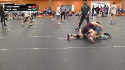 138 lbs 1st Place Match - Grady Brewer, Project Destiny Wrestling Club vs Devin Lirgg, Mighty Warriors Wrestling Acad