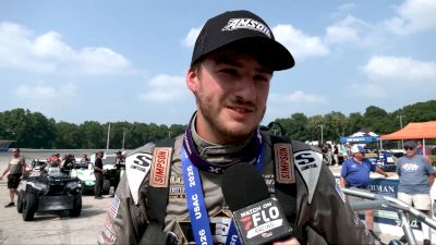 Briggs Danner Reacts After Dominating USAC Silver Crown Vogler Classic At Winchester