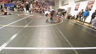 49-52 lbs Quarterfinal - Kynslee Church, Team Tulsa Wrestling Club vs Lainey Davie, Salina Wrestling Club