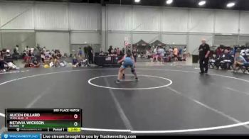 138 lbs Placement Matches (8 Team) - Alicen Dillard, Texas Blue vs Netavia Wickson, Illinois