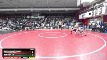 115 lbs 3rd Place Match - Mateo Saint Valdez, Las Lomas High School vs Kenshin Lin, Dougherty Valley High School