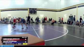 138 lbs Cons. Round 4 - Christopher Firebaugh, Hybrid Wrestling Club vs Brason Schortgen, Jet Wrestling Club