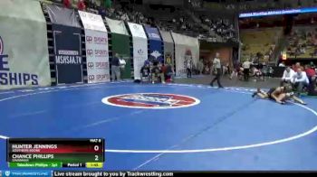 145 lbs Champ. Round 1 - Hunter Jennings, Southern Boone vs Chance Phillips, Savannah