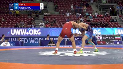 87 kg 1/4 Final - Donghyun Yun, Korea vs Abolfazl Choubani, Iran
