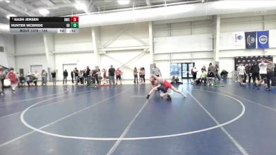 144 lbs Semifinal - Nash Jensen, Delta Wrestling Club vs Hunter McBride, Ridgeline Riverhawks