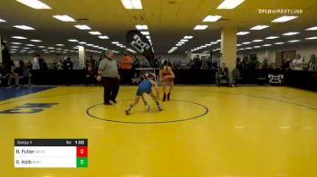 92 lbs Consolation - Ben Fuller, Meadville vs Seth Kolb, Benton