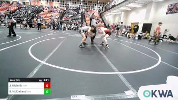 126 lbs Semifinal - Jacob Nicholls, HURRICANE WRESTLING ACADEMY vs Spencer McClelland, Salina Wrestling Club