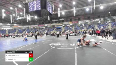 138 lbs Round Of 32 - Anthony Gonzalez, Skyview Wolverines WC vs Gabe Foster, GI Grapplers