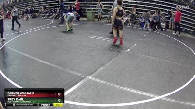 140 lbs Round 4 (6 Team) - Parker Williams, Kansas Cobra vs Trey Dahl, South Dakota Thunder