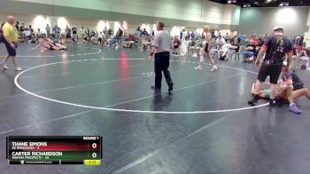 160 lbs Round 1 (16 Team) - Thane Simons, SD Renegades vs Carter Richardson, Indiana Prospects