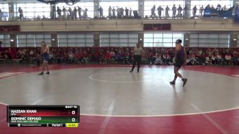 165 lbs Champ. Round 2 - Hassan Khan, NYU vs Dominic Demaio, New England College