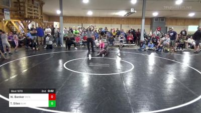 Semifinal - Wyatt Banker, Ontario vs Treyton Giles, Blakely